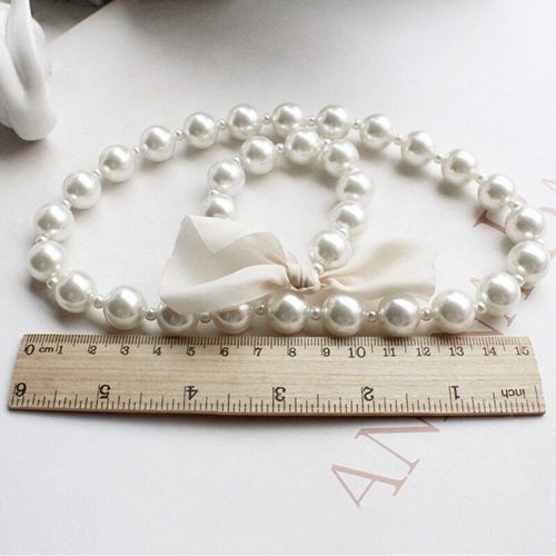 1 Set Enfants Accessoires Filles Bijoux De Perles Artificielles Collier Bracelet Ensemble Enfants Petite Fille Princesse Décorations D5qa