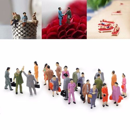 M89c100x 1:100 Aménagement Du Bâtiment, Modèle De Personnes, Train, Échelle Ho, Figurine Peinte, Passager