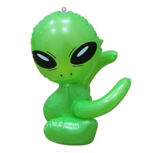Modèle De Jouet Gonflable Alien Vert Kawaii Pour Enfants, Fournitures Gonflables, Jouets Cosplay D'halloween/Anniversaire, Jouets D'apprentissage De Fête Pour Enfants, Série L8e3