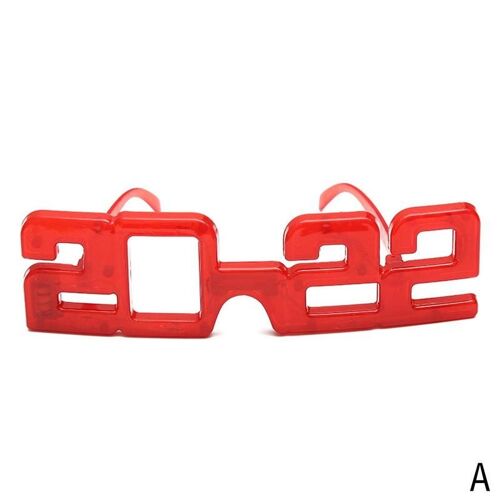 Lunettes De Soleil Pour Enfants Et Adultes, 1 Pièce, Lumière Led, Fête, Mardi, Anniversaire, Néon 2022, Noël Foncé, Obturateur, Flash Dans Les Ombres, Brillant, D7q4