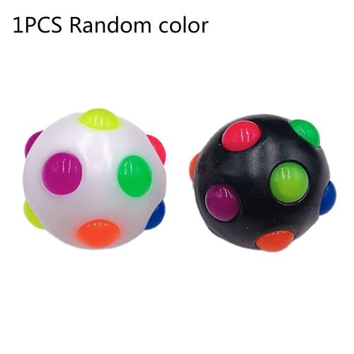 Cube Anti-Stress Arc-En-Ciel, 1 Pièce, Balle Flash, Puzzle, Football, Jouets D'apprentissage Éducatifs Pour Enfants Adultes, Anti-Stress, Z2c9