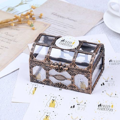 Boîte De Rangement En Plastique Transparent, 1 Pièce, Anime Pirate Pour Pirate Crystal Gem Treasure, Figurines Jouets Conteneur En Plastique Transparent