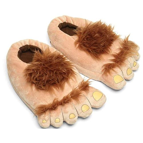 Chaussures En Peluche Chaudes Pour Hommes Et Femmes, Pantoufles Antidérapantes D'intérieur, Costume De Cosplay Pour Adultes Et Enfants Avec Mousse À Mémoire De Forme M89c