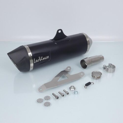 Silencieux D Échappement Leovince Nero Pour Scooter Piaggio 500 Mp3 2011 À 2016
