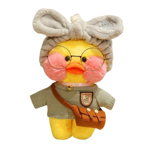 Oreiller En Peluche Canard Jaune, 30cm, Cadeau D'Anniversaire Pour Enfants, Se Transforme En Totoro, Licorne, Cochon, Panda