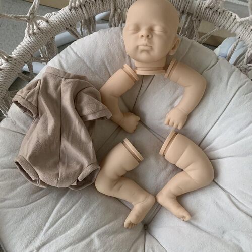 Kit De Renaissance Réaliste De 20 Pouces Pour Jumeaux, Avec Corps Inachevé Et 2021 Pièces De Bébé, Pour Filles, Garçons Et Nouvelle Pie U6b3