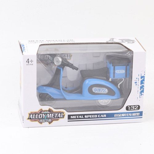 Modèle De Moto En Métal Moulé Sous Pression, Jouet Pour Enfants, Fabrication Exquise Avec Musique, Collection 1/32