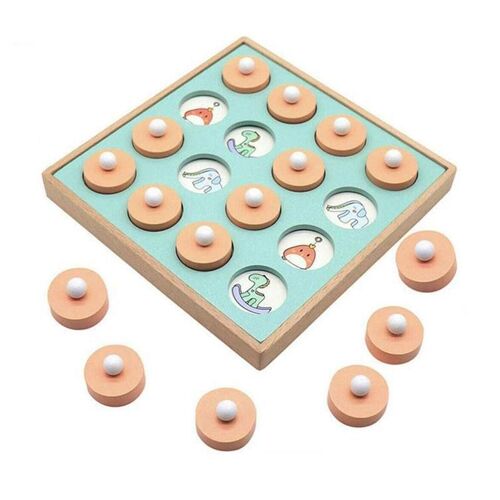 Jeu De Mémoire 3d En Bois Pour Enfants, Jeu Interactif Éducatif Et Précoce, Pour Fête En Famille, Motif De Dessin Animé, Anniversaire, Gi F3f9