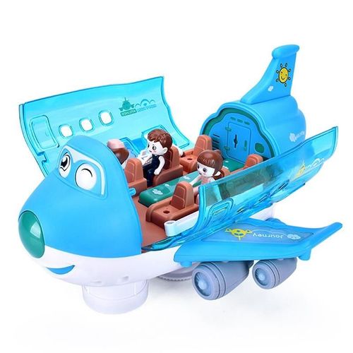 Jouet D'Avion Électrique De Cascadeur Pour Enfants, Modèle D'Avion Universel Rotatif À 360 Degrés Avec Musique Lumineuse Et Led, Cadeau Idéal