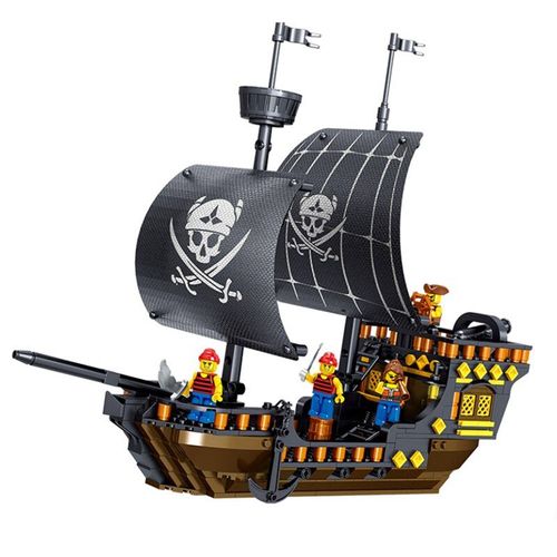 Bateau De Pirate Des Caraïbes, 660 Pièces, Blocs De Construction À Assembler, Jouets De Créateur, Cadeaux Pour Enfants
