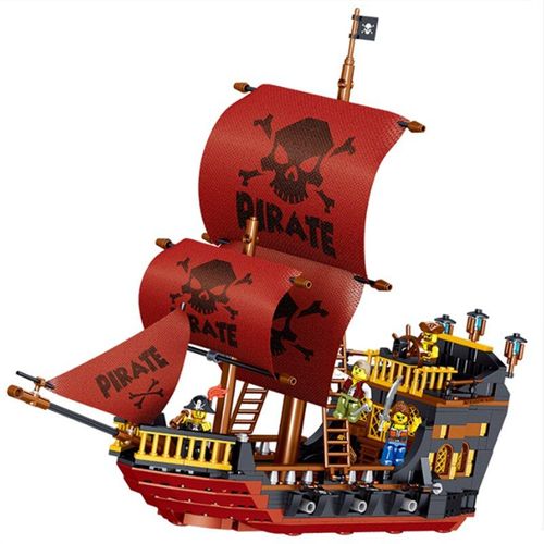Blocs De Construction De Bateau De Pirate, Modèle De Bateau De Pirate, Briques À Assembler, Jouets De Créateur Pour Enfants, Cadeaux Pour Enfants, 723 Pièces