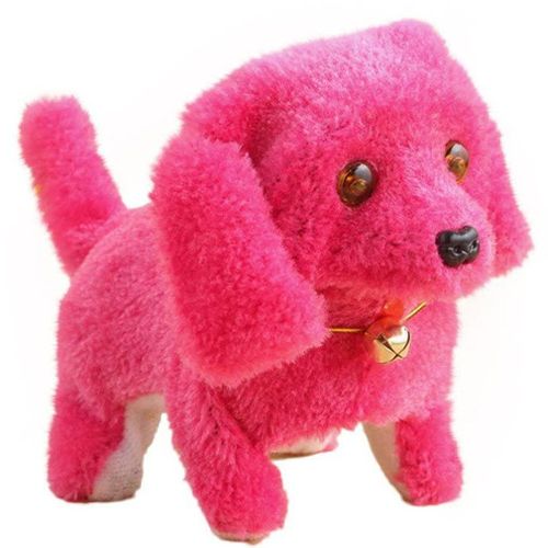 Jouets Électroniques En Peluche Pour Animaux De Compagnie, Chien Interactif, Robot, Éclairage D'écorce, Marche, Cadeaux Pour Enfants Et Bébés
