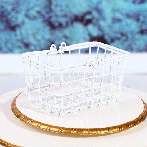 Panier De Supermarché Miniature Pour Maison De Poupée, Échelle 1/12, Accessoires De Meubles