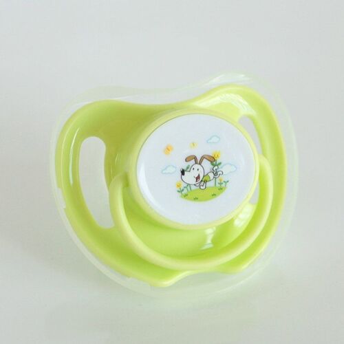 Tétine En Silicone Pour Bébé, Bonnet Hygiénique En Forme De Papillon Avec Motif Animal Comprenant 4 Couleurs Différentes Tête Ronde/Plate.