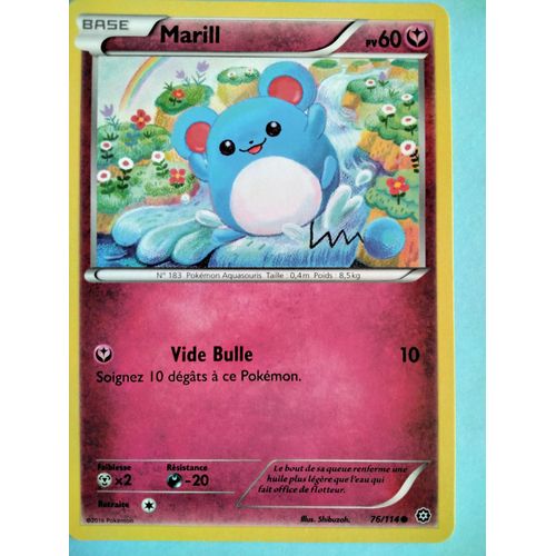 Carte Pokémon N° 183 Marill