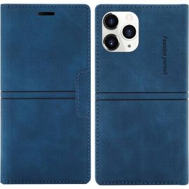 Coque Iphone 12 Pro Max, Etui Iphone 12 Pro Max (6,7 Pouces) [Magntique] Tpu Antichoc Housse Cuir Premium En Cuir Pu [Fentes Pour Cartes] [Etui Rabat] [Pochette De Portefeuille] (Bleu)