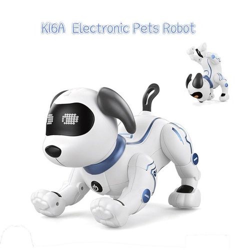 Jouet Électronique K16a Pour Enfants, Animaux, Robot Chien, Cascadeur, Chien, Commande Vocale, Musique Programmable, Jouet, Cadeau