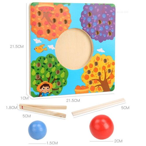 Jouet Éducatif Montessori En Bois Pour Enfants, Puzzle De Perles, Couleur Assortie, Cognition, Nouvelle Collection