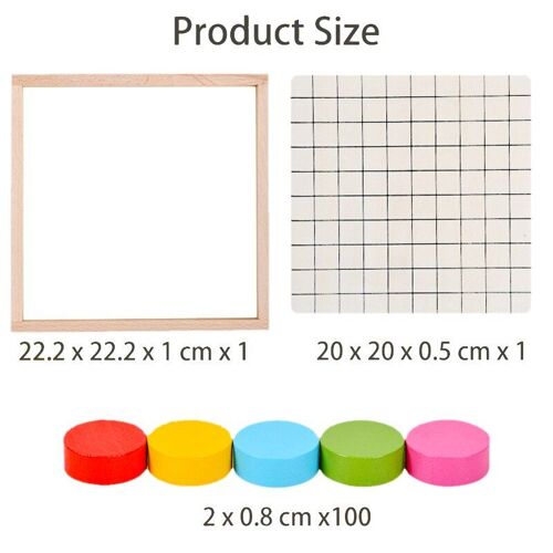 Jeu D'échecs En Bois Pour Enfants, Nouveau Jeu D'élimination De La Pensée Logique, Jeu De Plateau De Tri Des Couleurs, Blocs Éducatifs Montessori, Puzzle