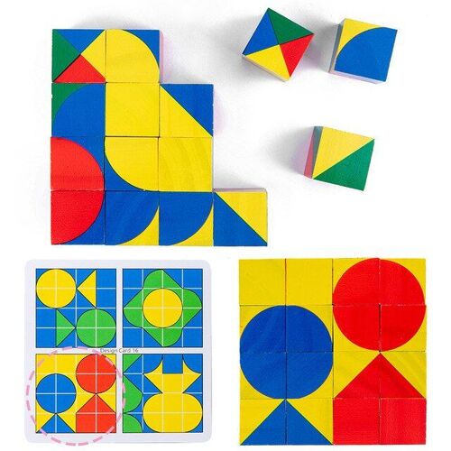 Blocs De Construction De Géométrie Montessori 3d, Nouveau Jouet Éducatif En Bois Pour Enfant, Apprentissage De La Pensée Logique, Changement De Visage