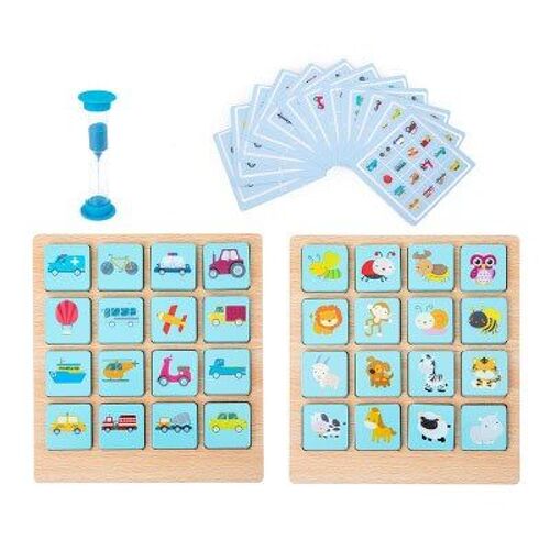 Jeu De Puzzle Montessori En Bois Pour Enfants, Mémoire Instantanée, Photo, Échecs, Puissance Du Cerveau, Éducation Précoce, Jouets D'apprentissage, Cadeaux Pour Enfants