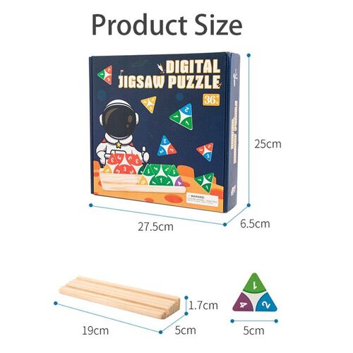 Puzzle Numérique En Bois Pour Enfants, Jeux De Société, Éducatifs, Pour La Cognition, La Pensée Logique, Formation, Cadeaux