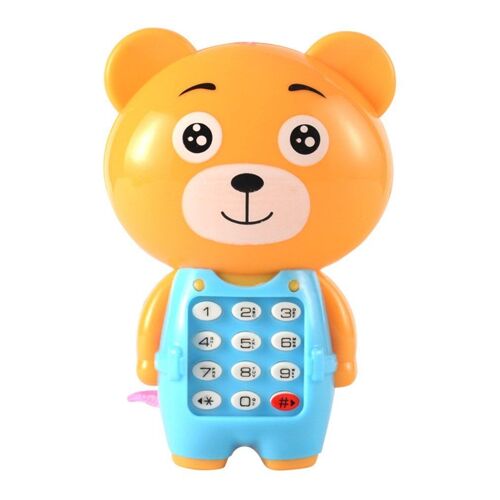 Mini Téléphone Électronique Musical Mignon Pour Enfants, Jouet D'Éducation Précoce, Dessin Animé, Téléphone Portable, Jouets Pour Bébé