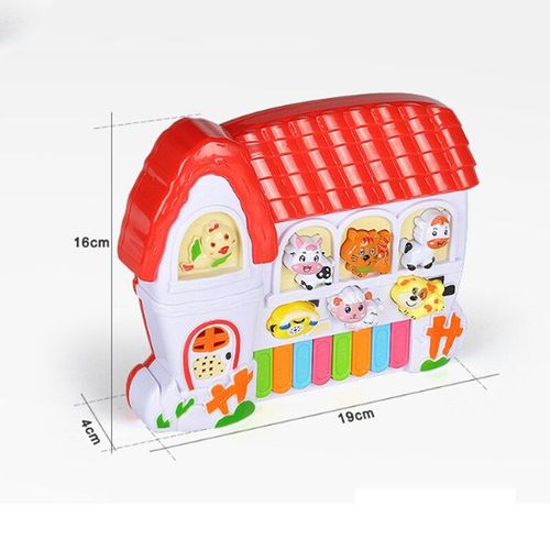Piano Électronique Pour Enfants, Jouets De Ferme, Maison De Musique En Forme De Maison, Instruments De Musique Éducatifs Précoces Pour Enfants