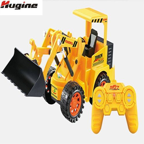 Bulldozer Télécommandé Rc 5ch, Simulation, 4 Roues, Construction, Camion D'Ingénierie, Jouets Électroniques