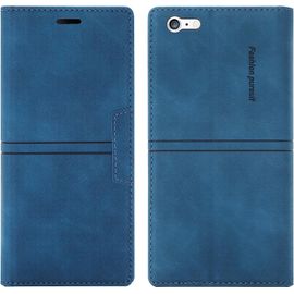 Coque Iphone 6s/6, Etui Iphone 6s/Iphone 6 (4,7 Pouces) [Magntique] Tpu Antichoc Housse Cuir Premium En Cuir Pu [Fentes Pour Cartes] [Etui Rabat] [Pochette De Portefeuille] Flip Case (Bleu)