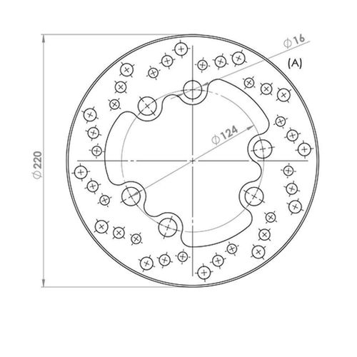 Disque De Frein Avant Ng Brakes Pour Moto Suzuki 50 Rmx Neuf