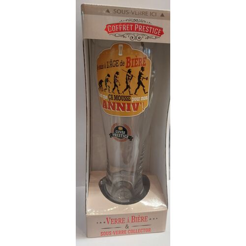 Verre A Biere Plus Sous Verre Je Suis A L'age De Biere
