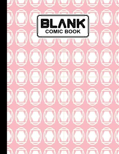 Blank Comic Book: Rectangles Cover Blank Comic Book, Create Your Own Story, Journal, Notebook, Sketchbook For Kids And Adults, 120 Pages - Size 8.5" X 11" Notebook By Nicolas Funke