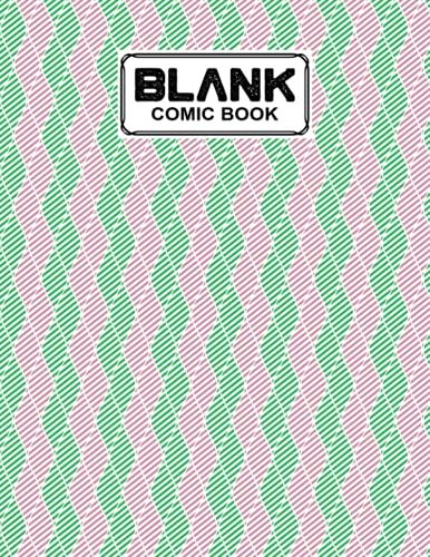 Blank Comic Book: Premium Rhombus Cover Blank Comic Book, Create Your Own Story, Journal, Notebook, Sketchbook For Kids And Adults, 120 Pages - Size 8.5" X 11" Notebook By Rosita Brandt