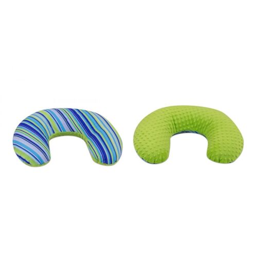 Coussin C Dallaitement Bandes De Couleur 2 Vert
