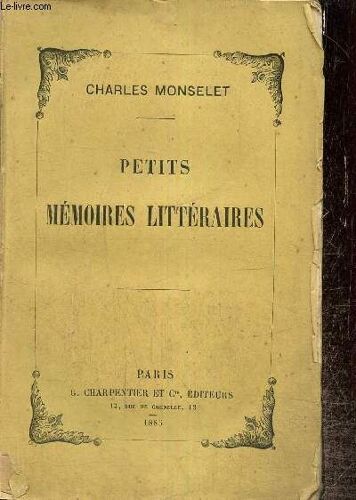 Petits Mémoires Littéraires