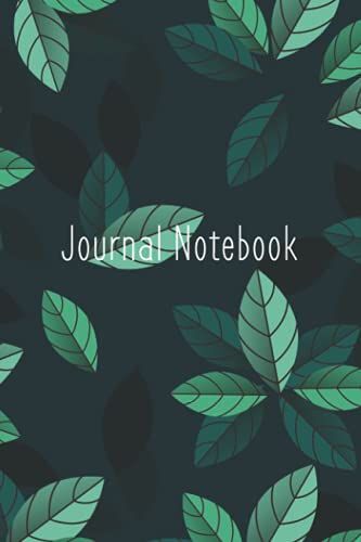 Journal Notebook: Leaf / Plant Design - 120 Lined Pages - Makes A Great Gift