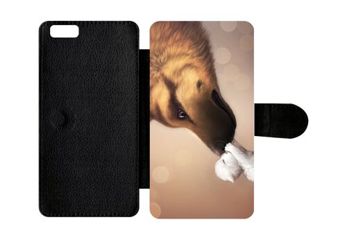 Etui Apple Iphone 6s+ Plus Amour De Chaton Chien