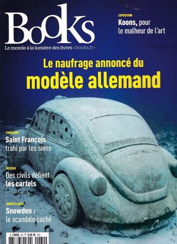 Books N° 60, Décembre 2014 - La Naufrage Annoncé Du Modèle Allemand