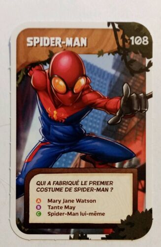 Carte Leclerc Marvel 2024 - Spider-Man, 108
