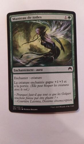 Mantle Of Webs // Manteau De Toiles (Magic Origins) 