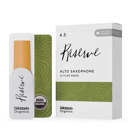 D'addario - 10 Anches Sax Alto Organic Reserve, Force 4,5