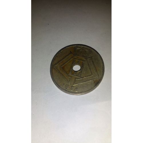 25 Cents Belge 1938