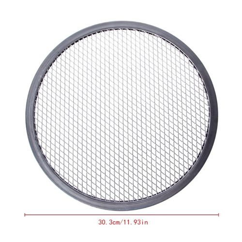 Grille en maille d'aluminium,écran à Pizza,plaque de cuisson ronde,filet,Kit de fours