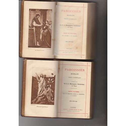 Paroissien Romain Trés Complet; En 4 Parties. Dans Leur Coffret.
