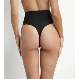 Dim String Effet Sculptant Femme Taille Haute Sans Couture Noir Dim Silhouette Invisible