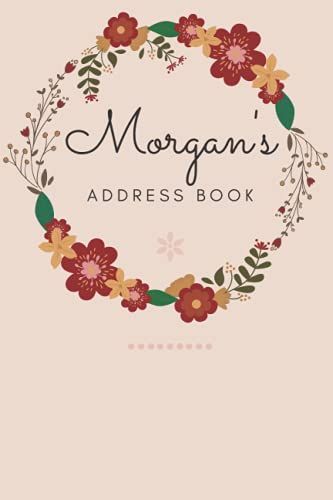 Address Book | Morgan: Autumn Circle | 6 X 9 Inches | Names | Addresses | Phone Numbers | Emails | Social Media | Notes