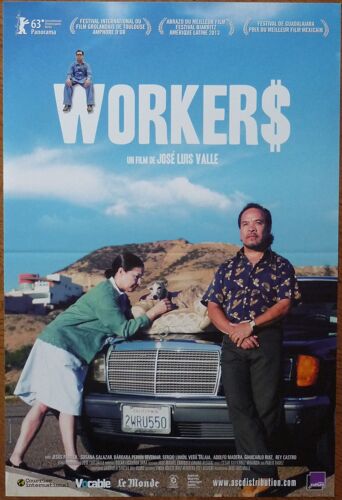 Workers De José Luis Valle Avec Jésus Padilla, Susana Salazar... - Affiche Originale De Film  Format 40 X 60 Cm