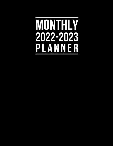 2022-2023: 24 Months Planner, 2 Pages For One Month With 2022-2023 Calendar, Notes, Goals, Passeword & Contact List! Large Book Size 8.5" X 11"
