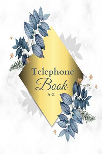 Telephone Book A-Z: Telephone Book With Akphabetical Index Address Book With Alphabetical Tabs 6/9 Inches